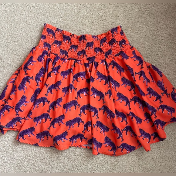 Dresses & Skirts - Orange and Purple Tiger Print Skirt